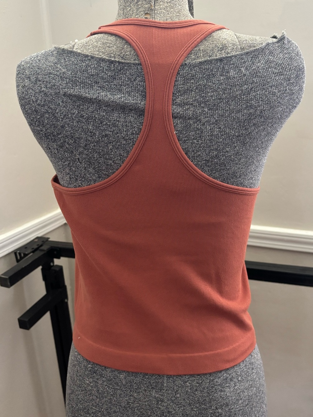 Free People Intimates Ribbed Tank Top in Rust - Picture 2 of 3